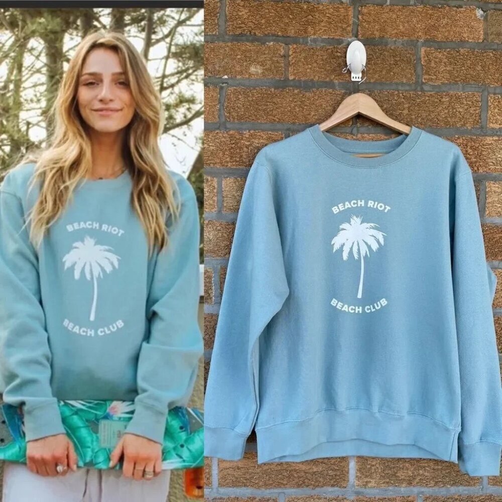 Beach Riot Beach Club Oversized Sweatshirt small